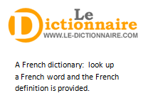 Le Dictionnaire - Logo for website